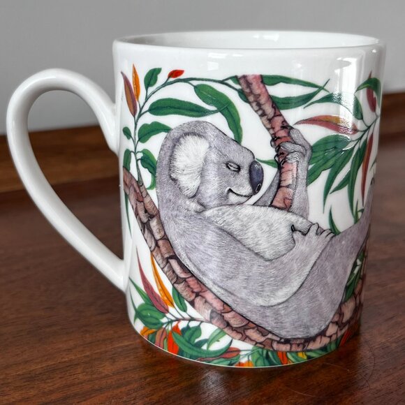 Australian Fine China Wildlife Koala Mug "Stuffed Again" Priscilla Parker Wright - Picture 3 of 10